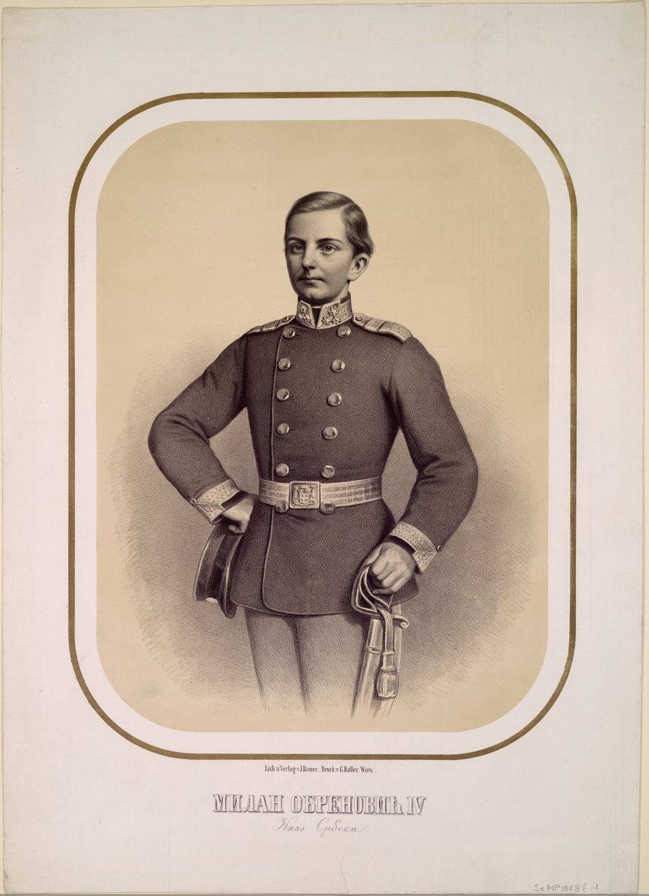 Milan I (1854-1901), Roi de Serbie - Anonymous Anonymous