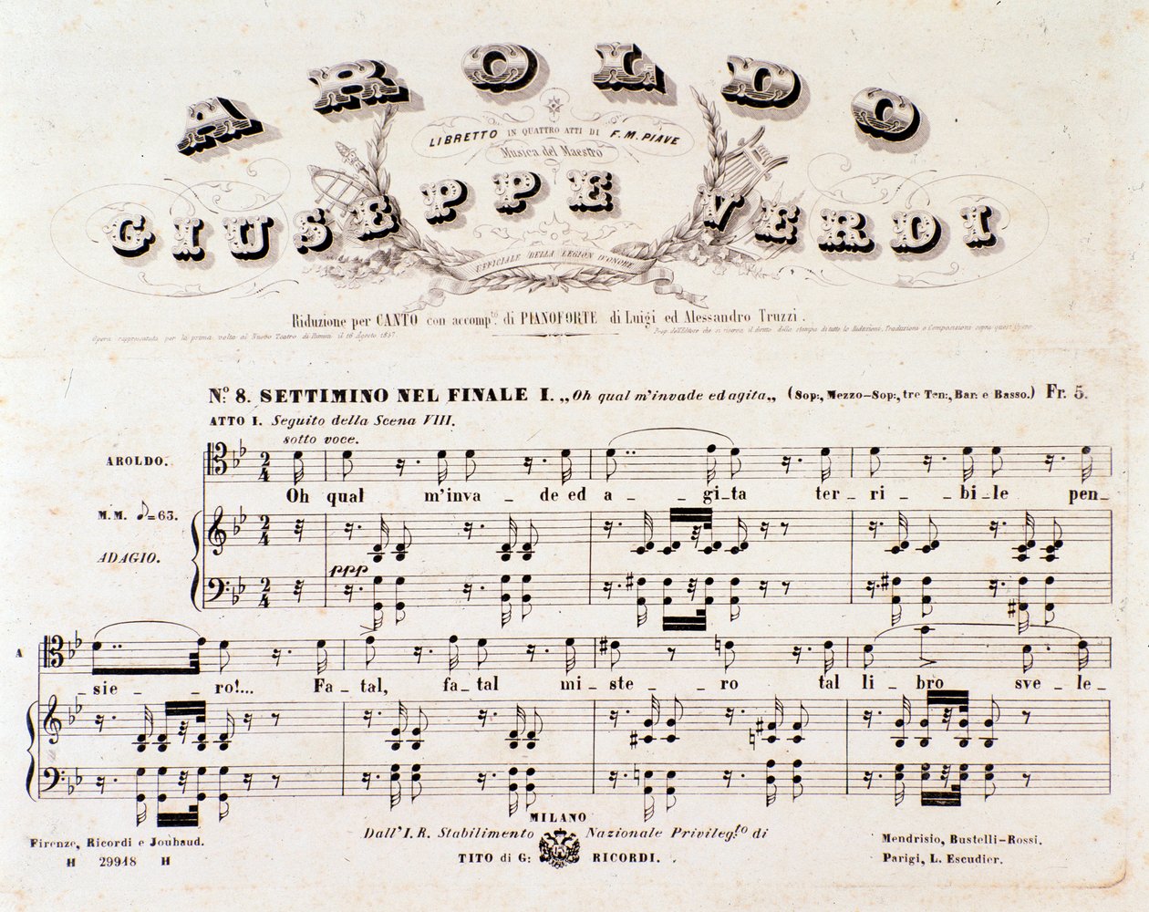 Page de partition musicale d