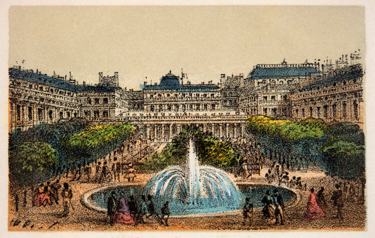 Paris 1874 : Jardins du Palais Royal - Anonymous Anonymous
