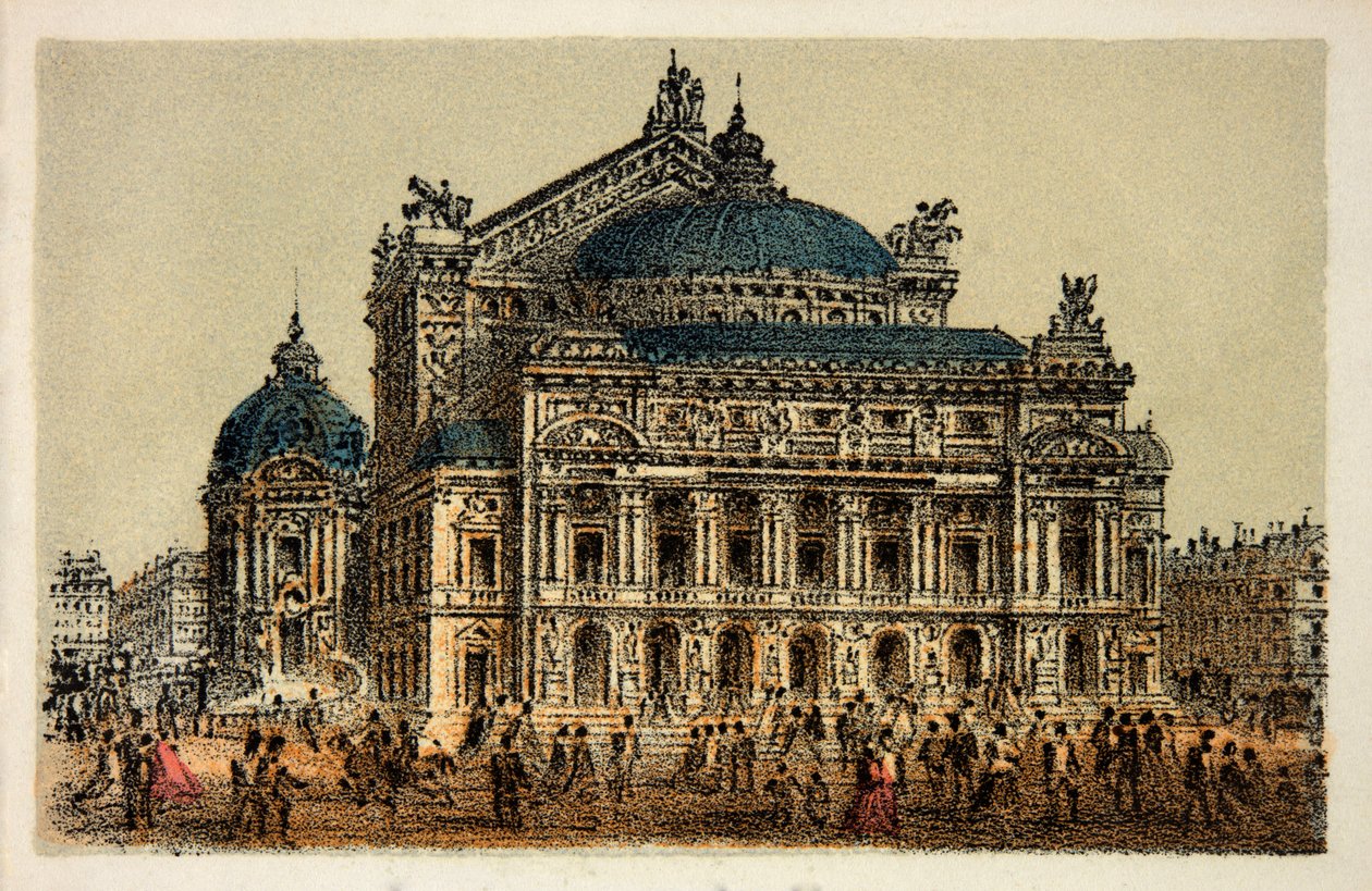 Paris en 1874 : Le nouvel Opéra (Opéra Garnier) - Anonymous Anonymous