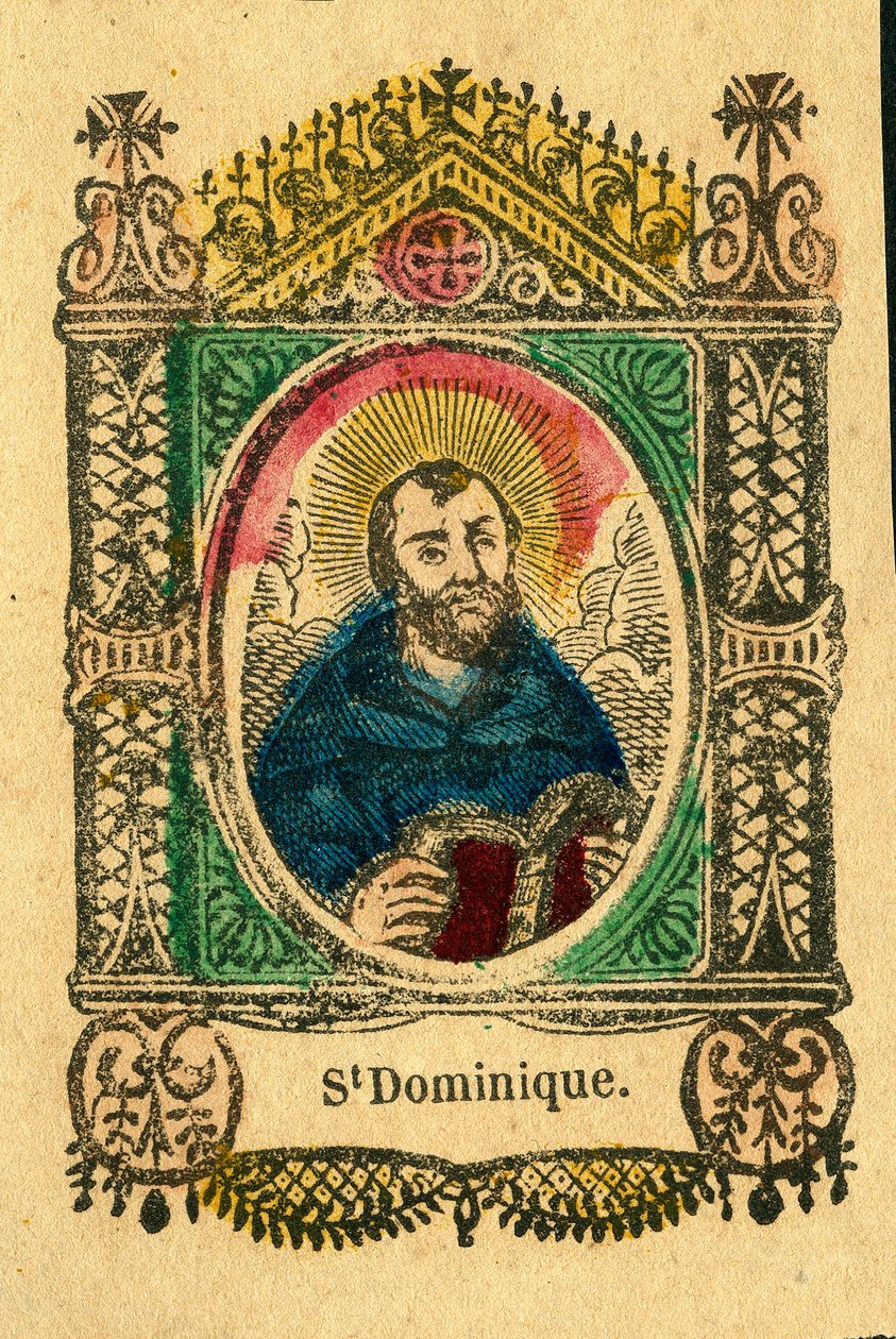 Image pieuse : Saint Dominique, fondateur de l