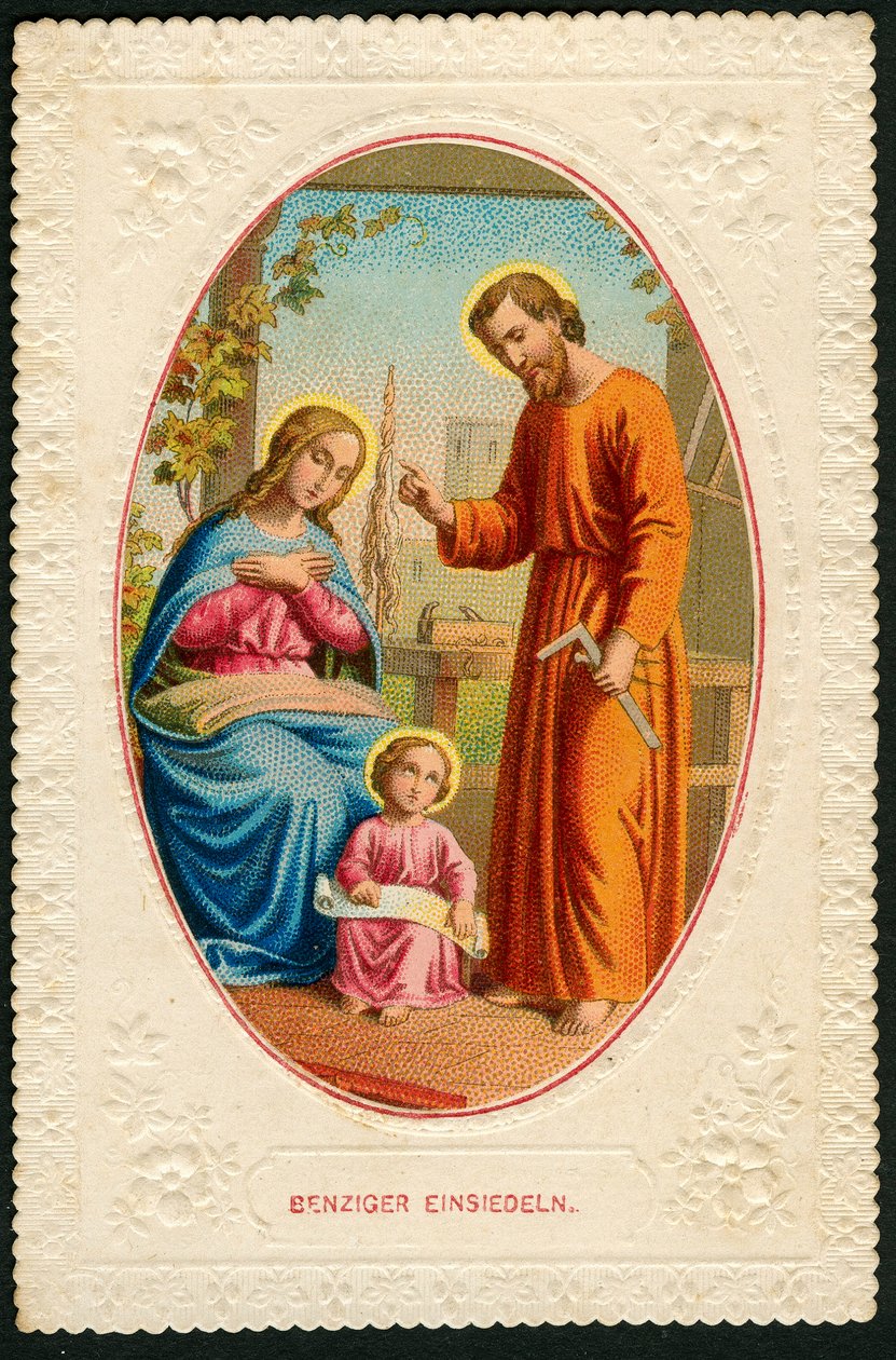 Image pieuse : La Sainte Famille (chromolithographie) - Anonymous Anonymous