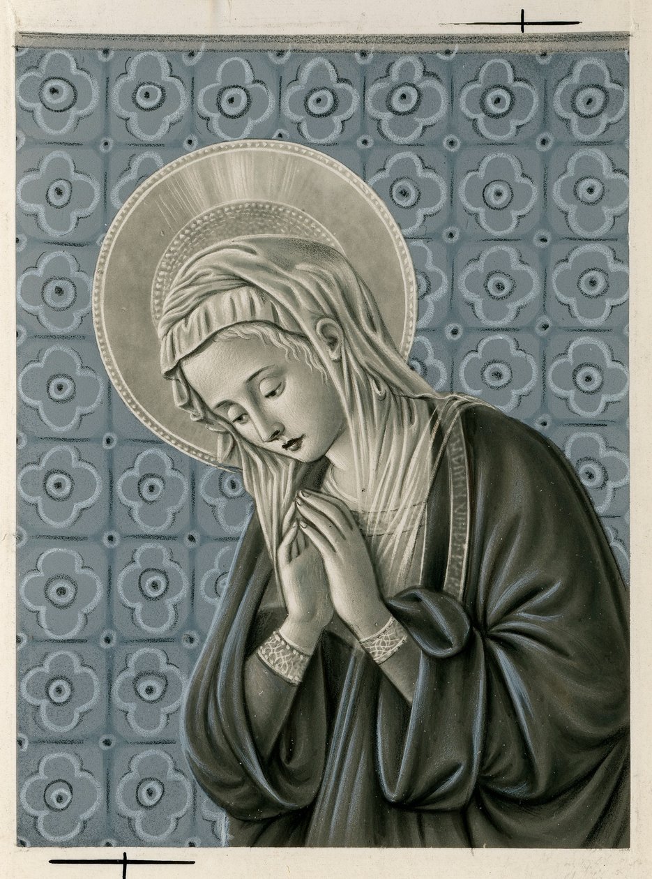 Image pieuse : Vierge Marie - Anonymous Anonymous