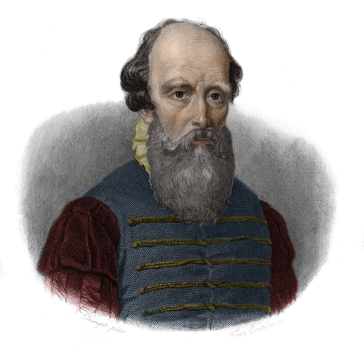 Portrait de Bernard Palissy (1510 - 1589) dans 