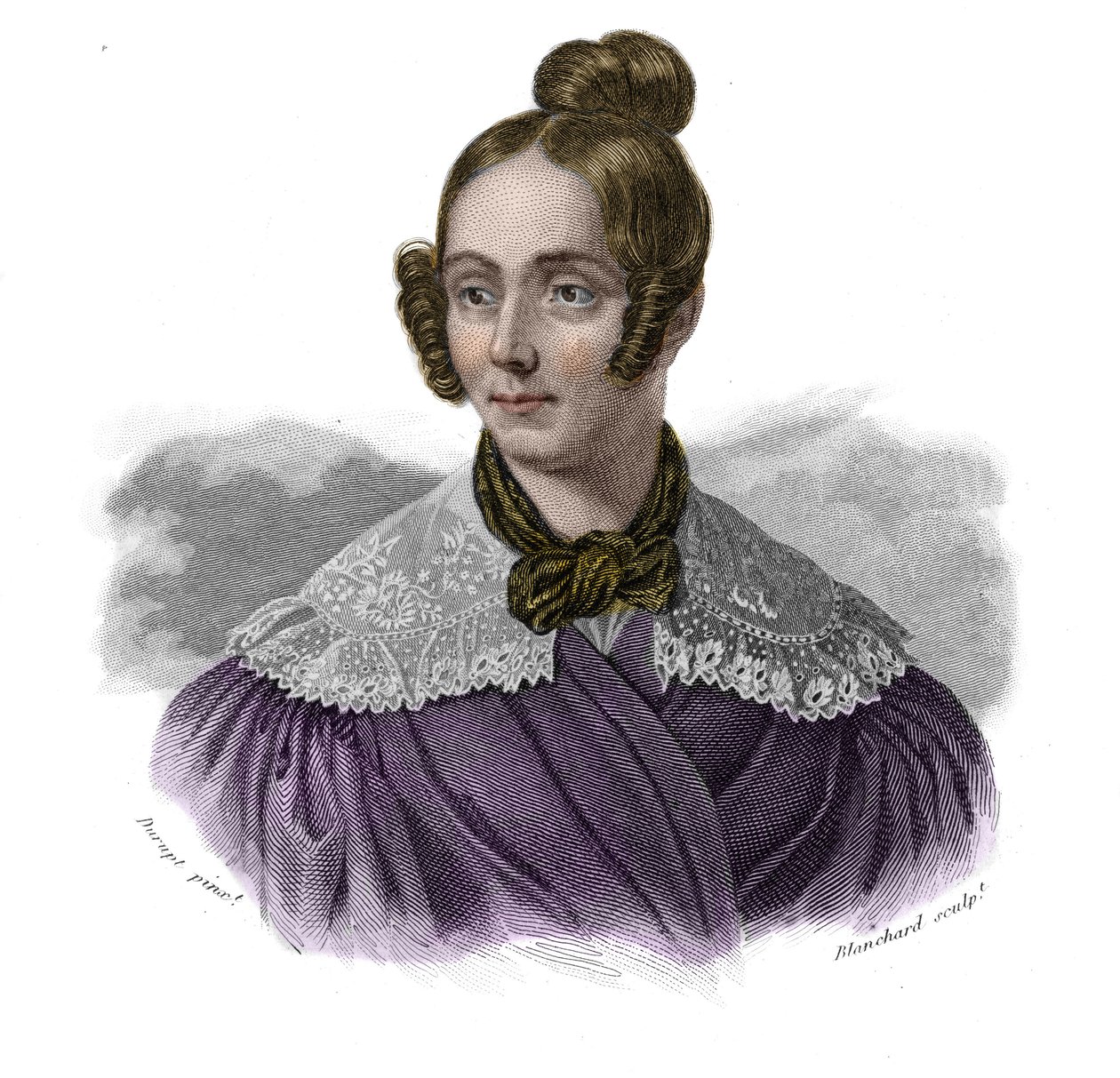 Portrait de Mademoiselle Didion (Barbe Françoise Madeleine Didion) (1798-1836) dans 