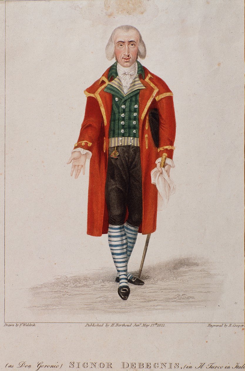 Portrait de Don Geronio interprété par Debegnis, personnage de L