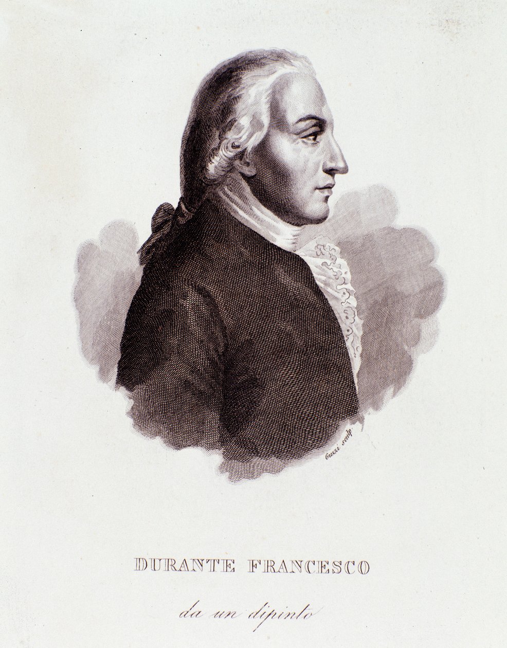 Portrait de Francesco Durante (1684-1755), compositeur italien - Anonymous Anonymous