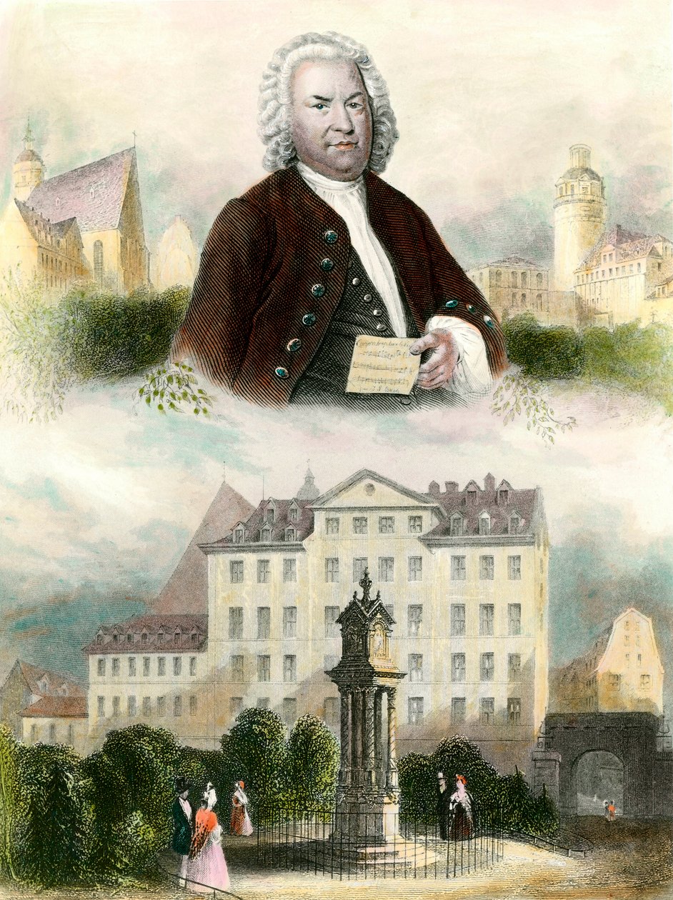 Portrait de Jean-Sébastien Bach - Anonymous Anonymous