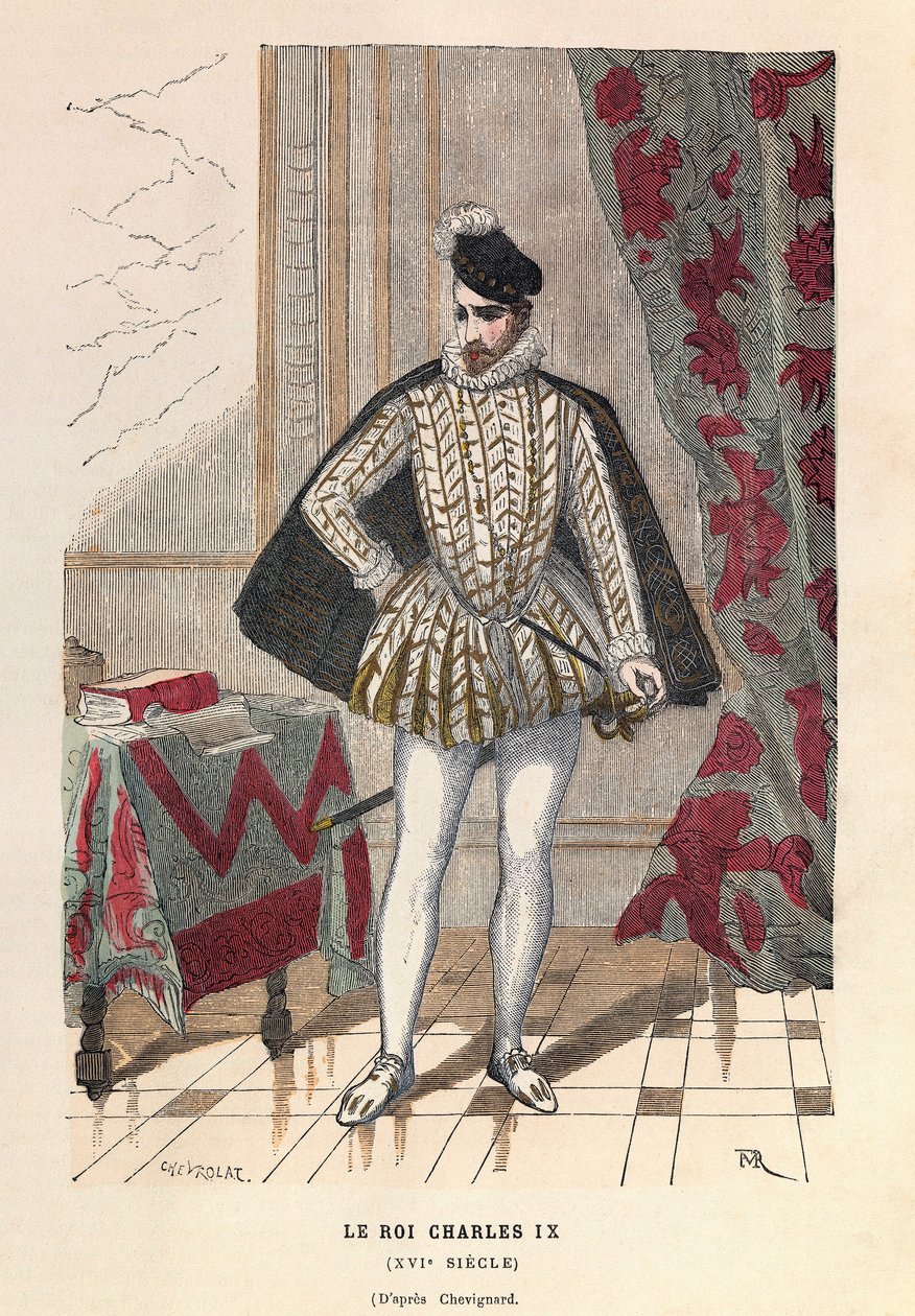 Portrait du roi Charles IX - Anonymous Anonymous