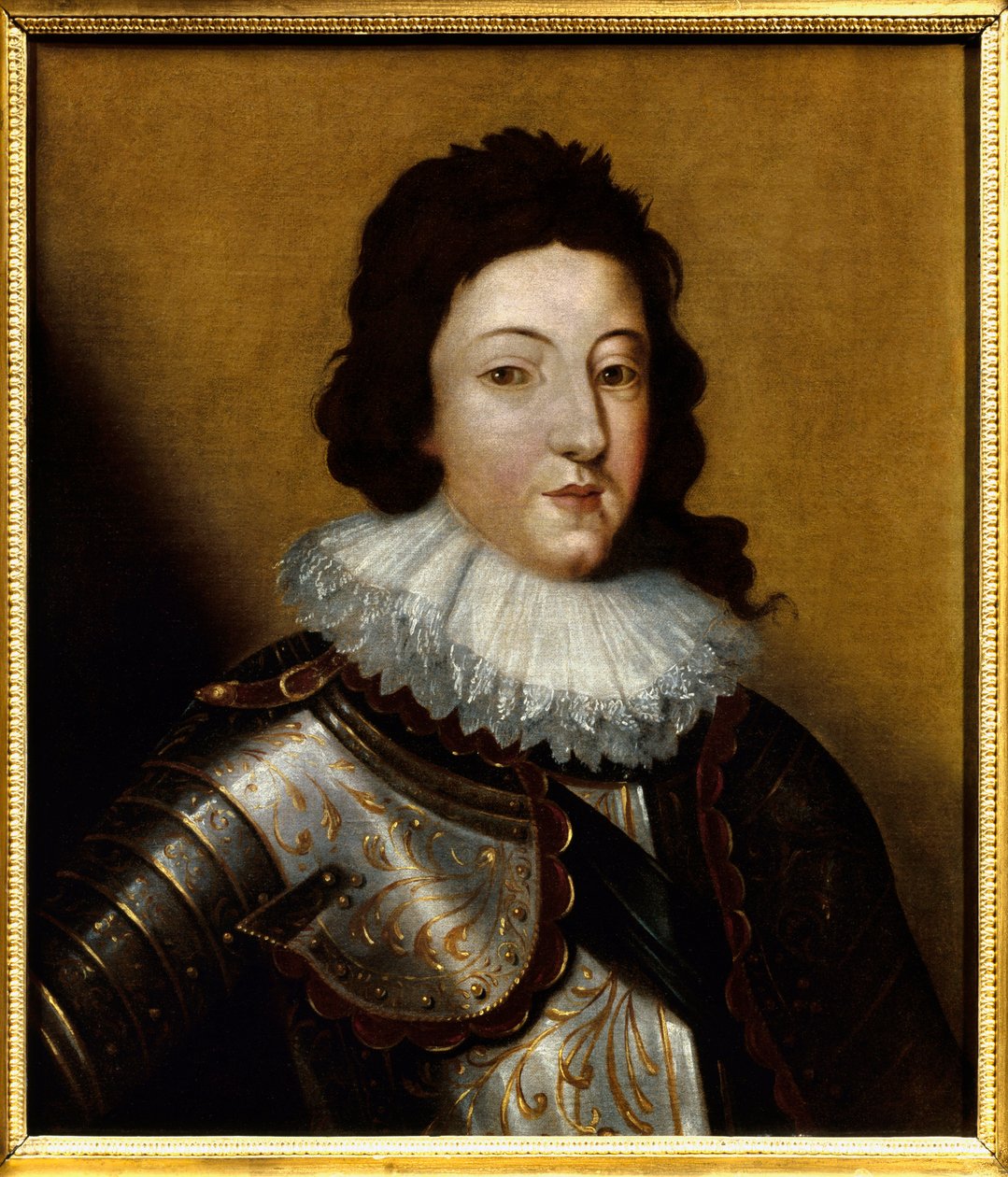 Portrait de Louis XIII. Peinture anonyme du 17ème siècle. Mention obligatoire : Reims, Musée des Beaux-Arts - Anonymous Anonymous