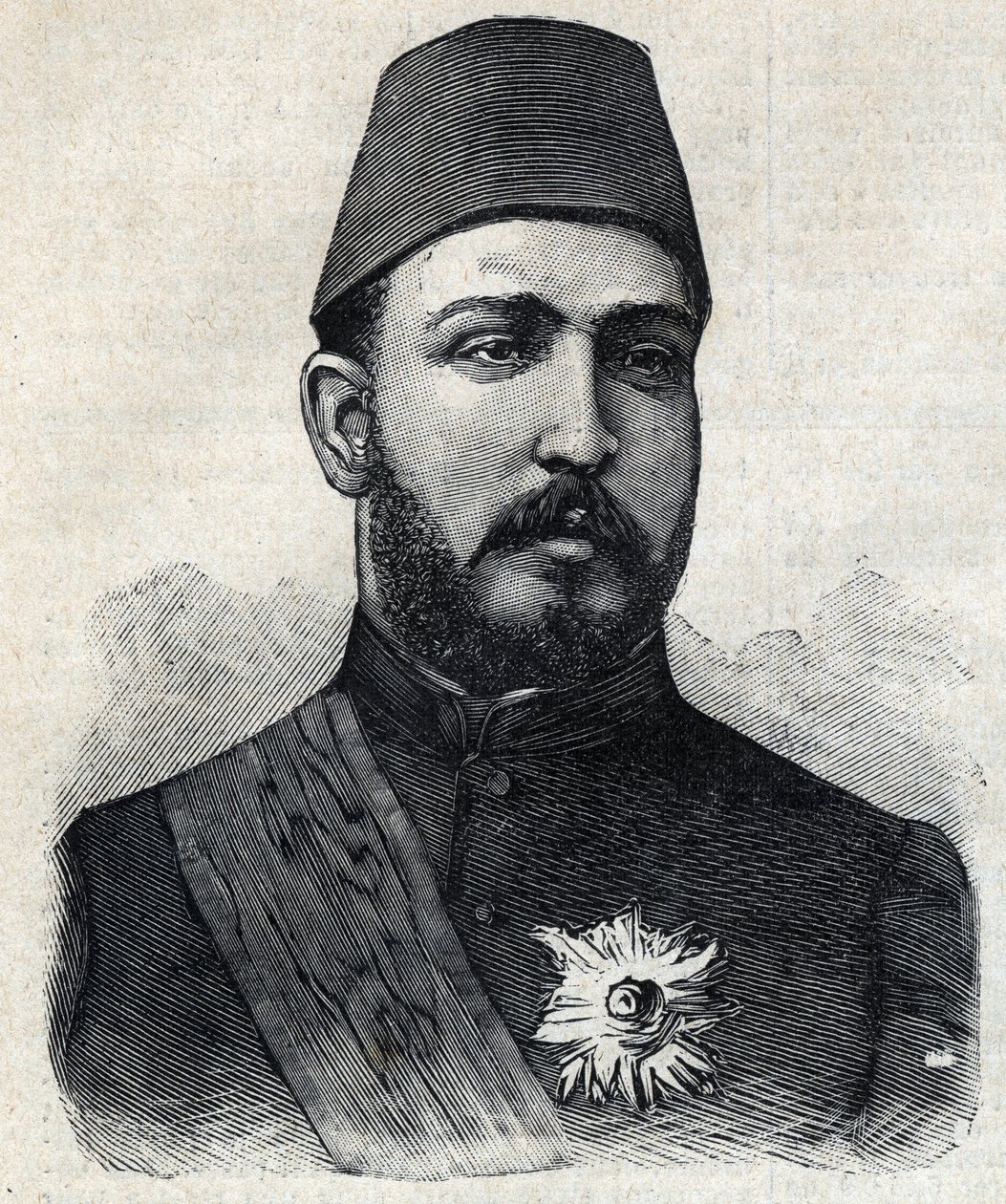 Portrait de Muhammad Tawfiq (ou Mohammed Tawfik) - Anonymous Anonymous