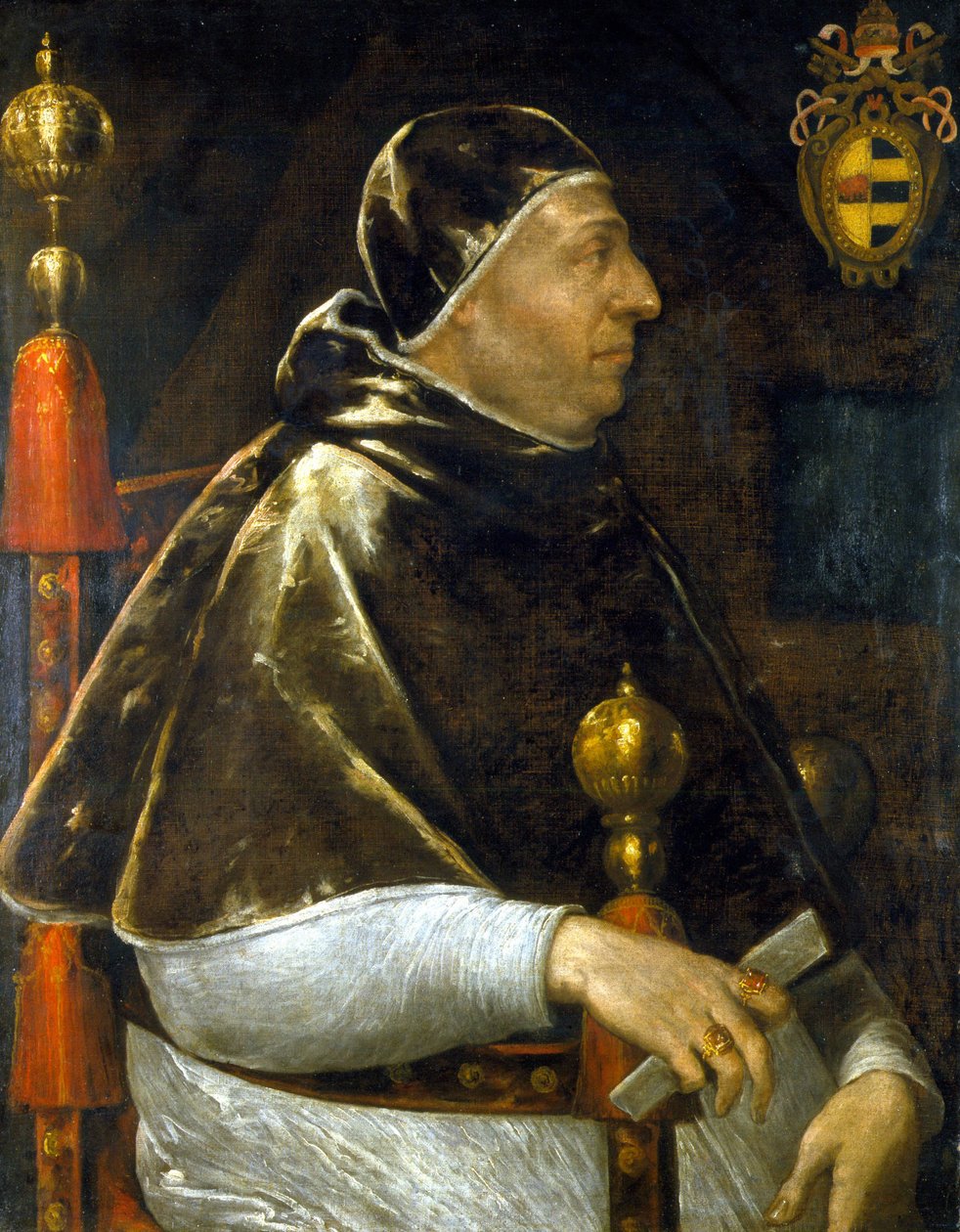 Portrait du pape Alexandre VI (Rodrigo Borgia 1431-1503). Peinture anonyme. Milan - Anonymous Anonymous