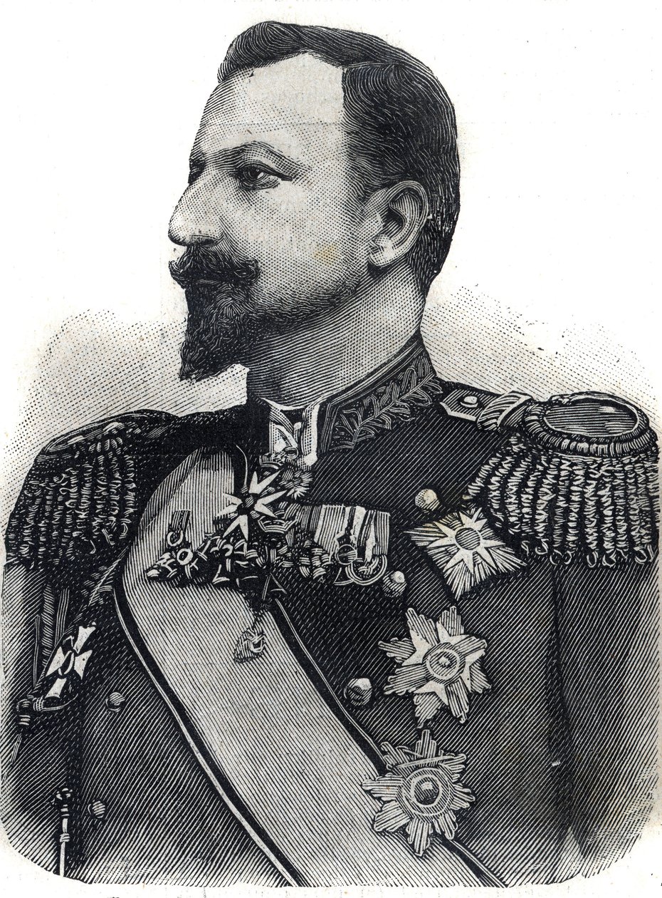 Portrait du prince Ferdinand Ier (1861-1948) de Bulgarie. Gravure dans "Le Petit Parisien" - Anonymous Anonymous
