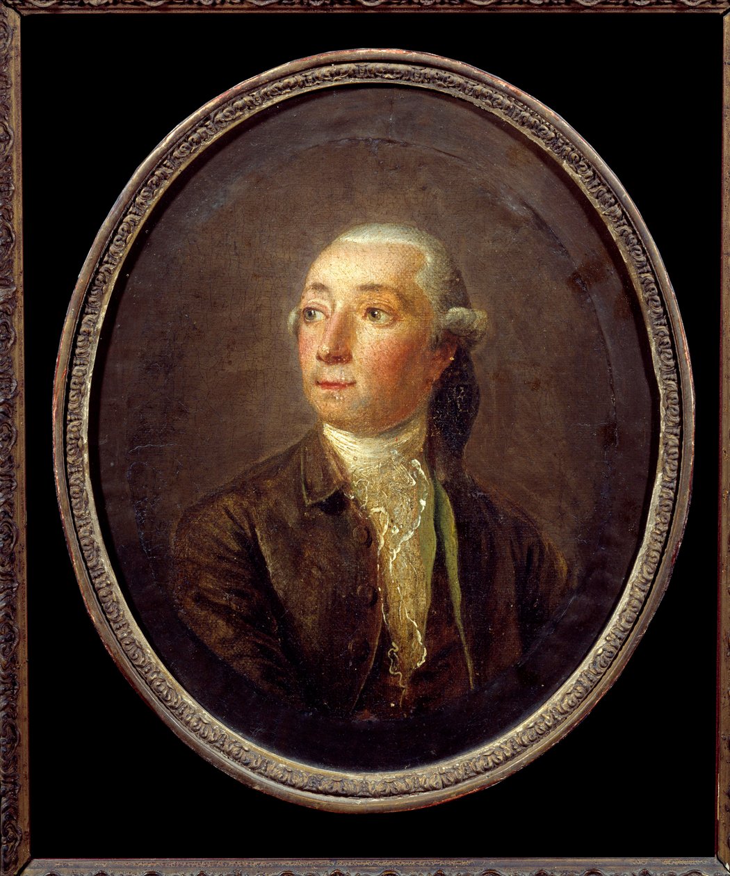 Portrait de Restif de La Bretonne (1734-1806) écrivain français. Peinture anonyme. Collection privée. - Anonymous Anonymous