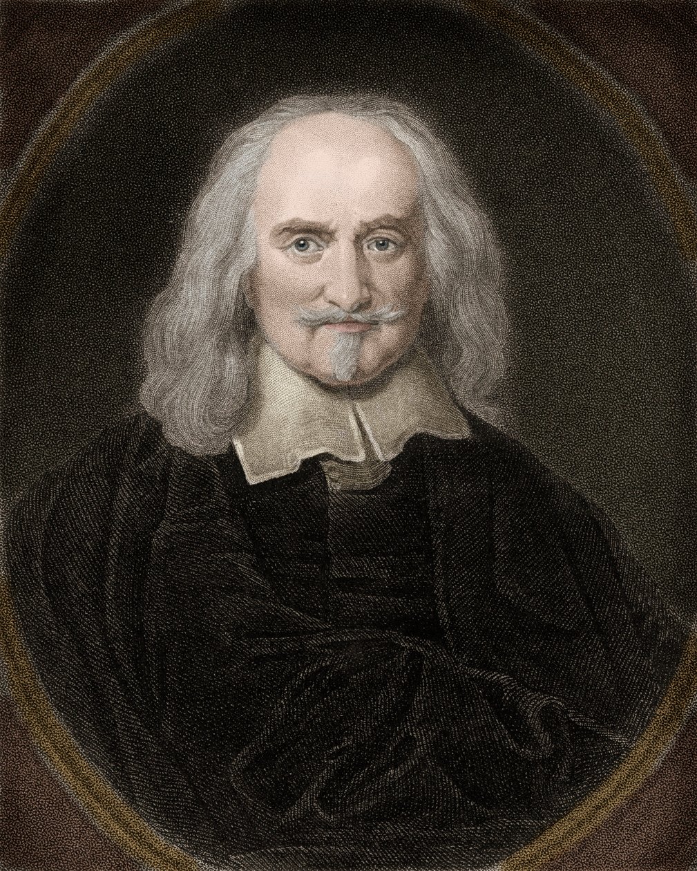 Portrait de Thomas Hobbes (1588-1679) philosophe anglais - Anonymous Anonymous