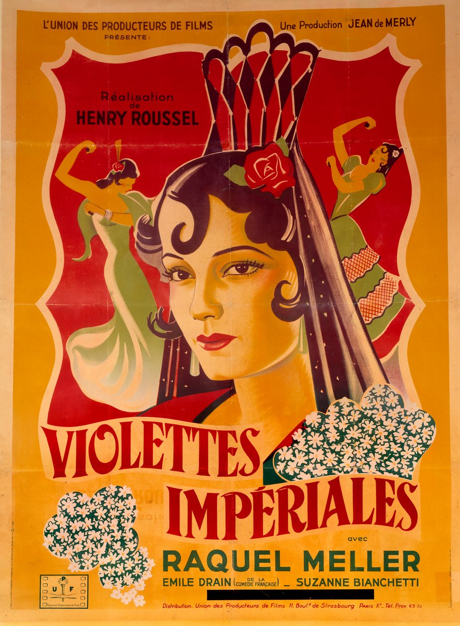 Affiche du film « Violettes impériales » par Henry Roussel - Anonymous Anonymous