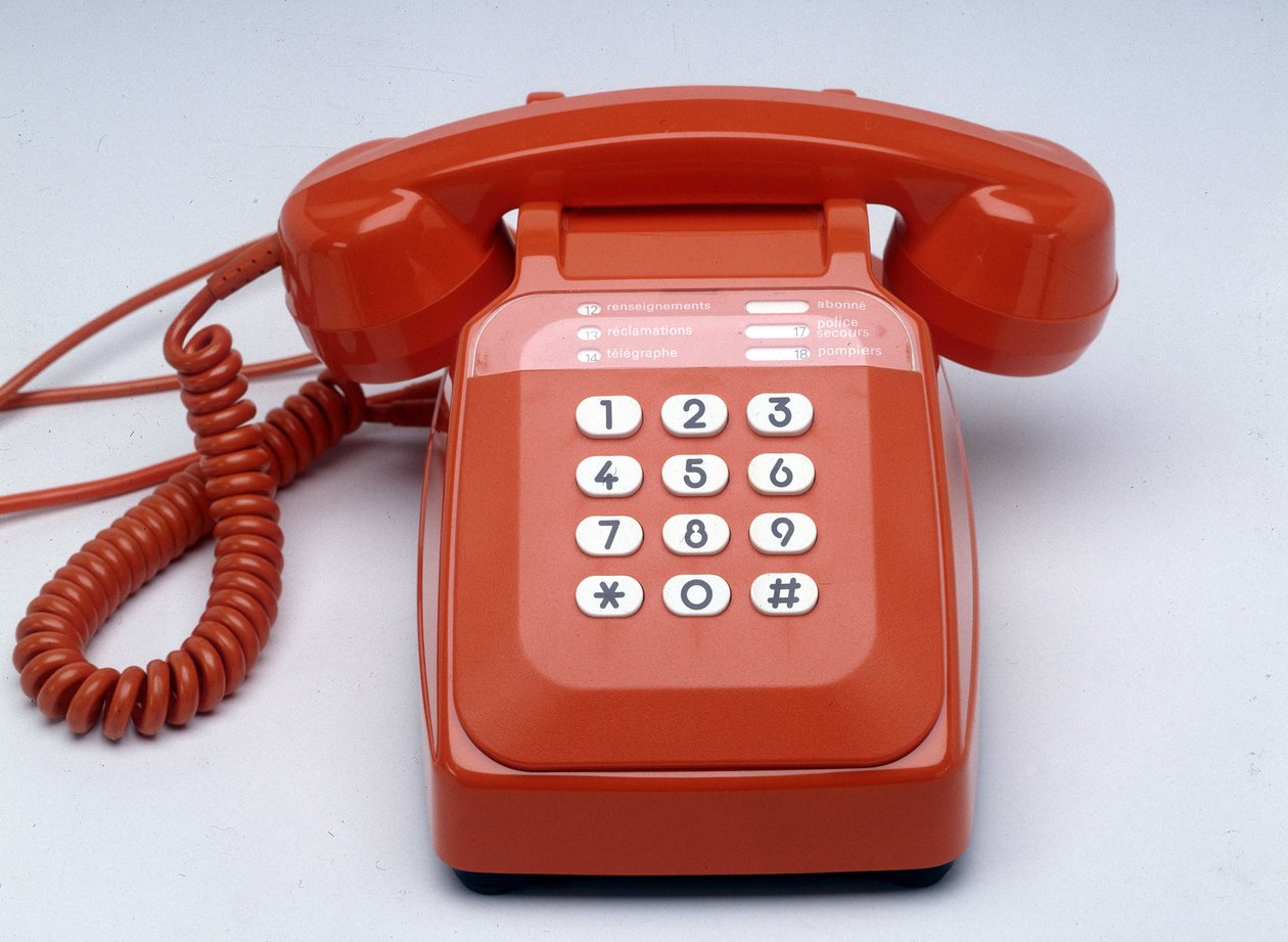 Téléphone à clé en plastique orange S63 - Anonymous Anonymous