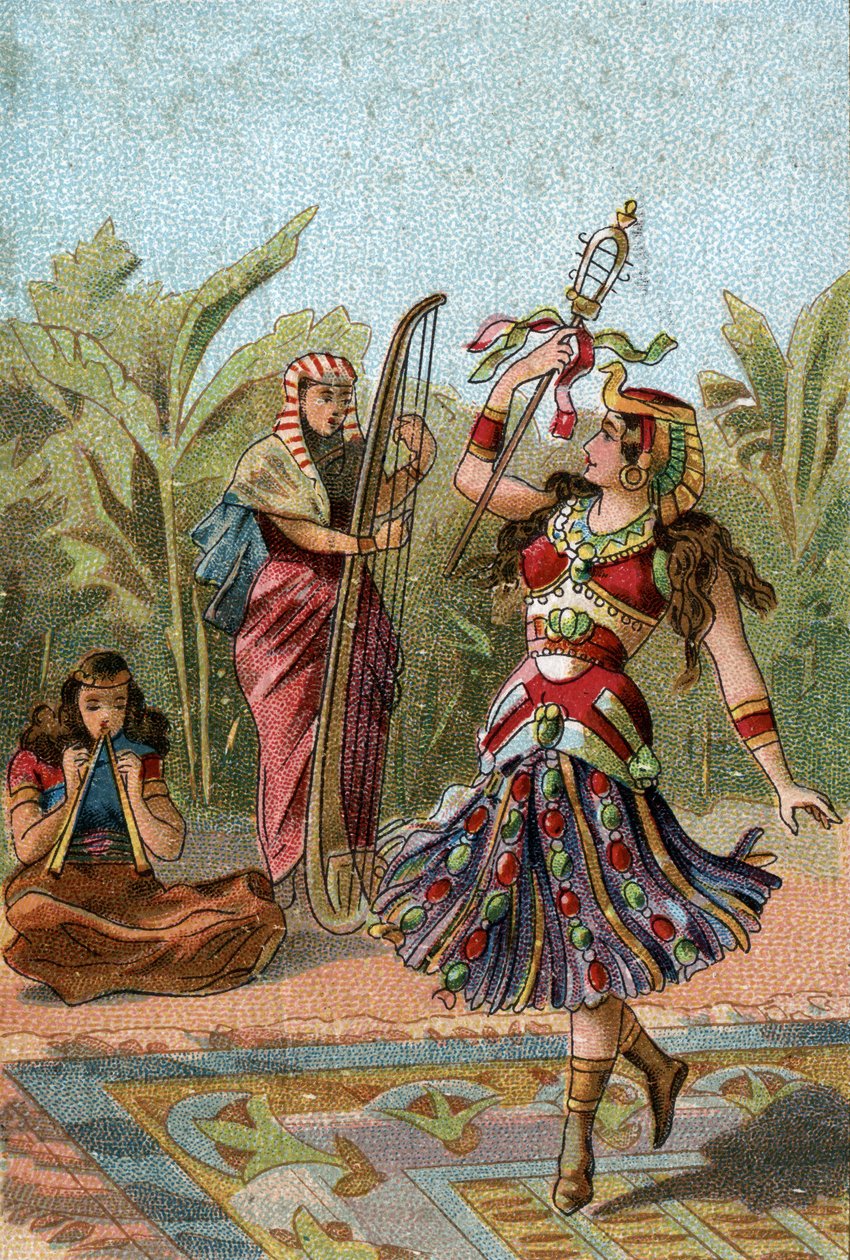 Théâtre à travers les âges : danses égyptiennes. La danse mimée était en honneur chez les Égyptiens. - Anonymous Anonymous