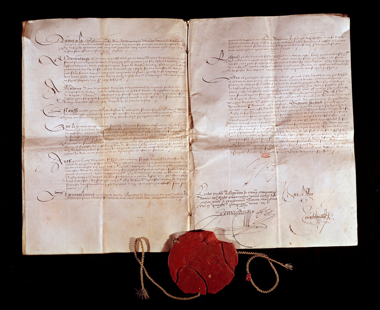 Traité de Cateau-Cambrésis entre Henri II et Philippe II d