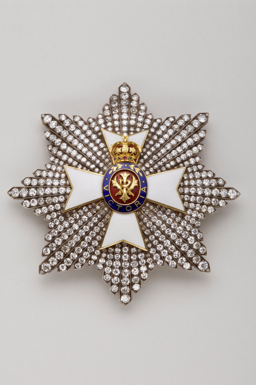 Ordre royal de Victoria: plaque de chevalier Grand-Croix - Fin XIXe siècle - Collection privée - Anonymous Anonymous