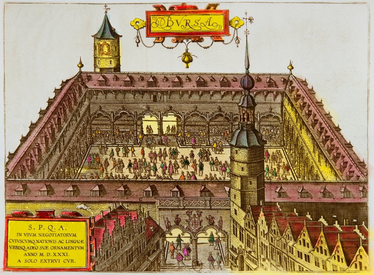 Vue de la Bourse d