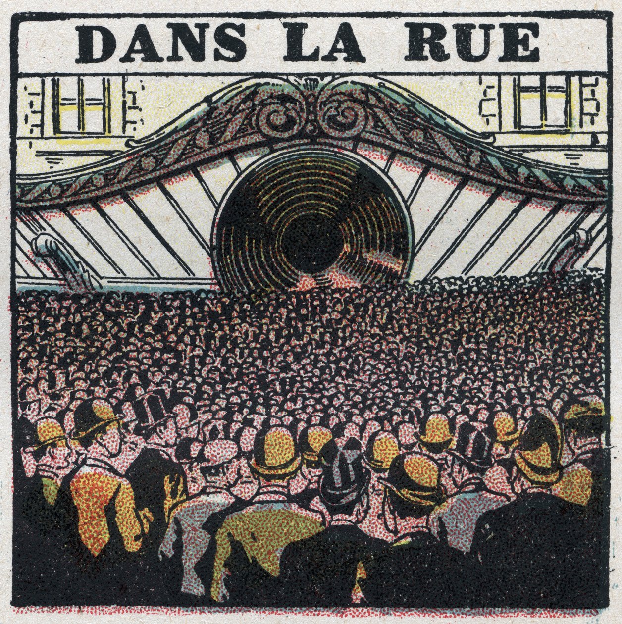 Téléphonie sans fil : en ville. Illustration anonyme de 1925. Collection privée. - Anonymous Anonymous