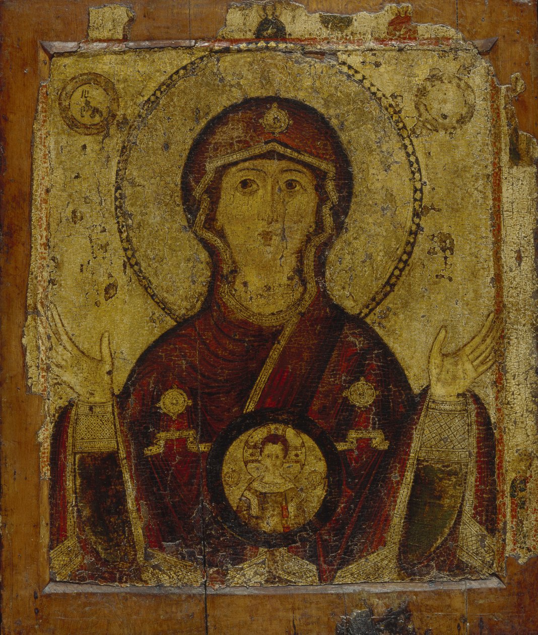 Notre-Dame du Signe, début du 13ème siècle - Anonymous Russian icon painter