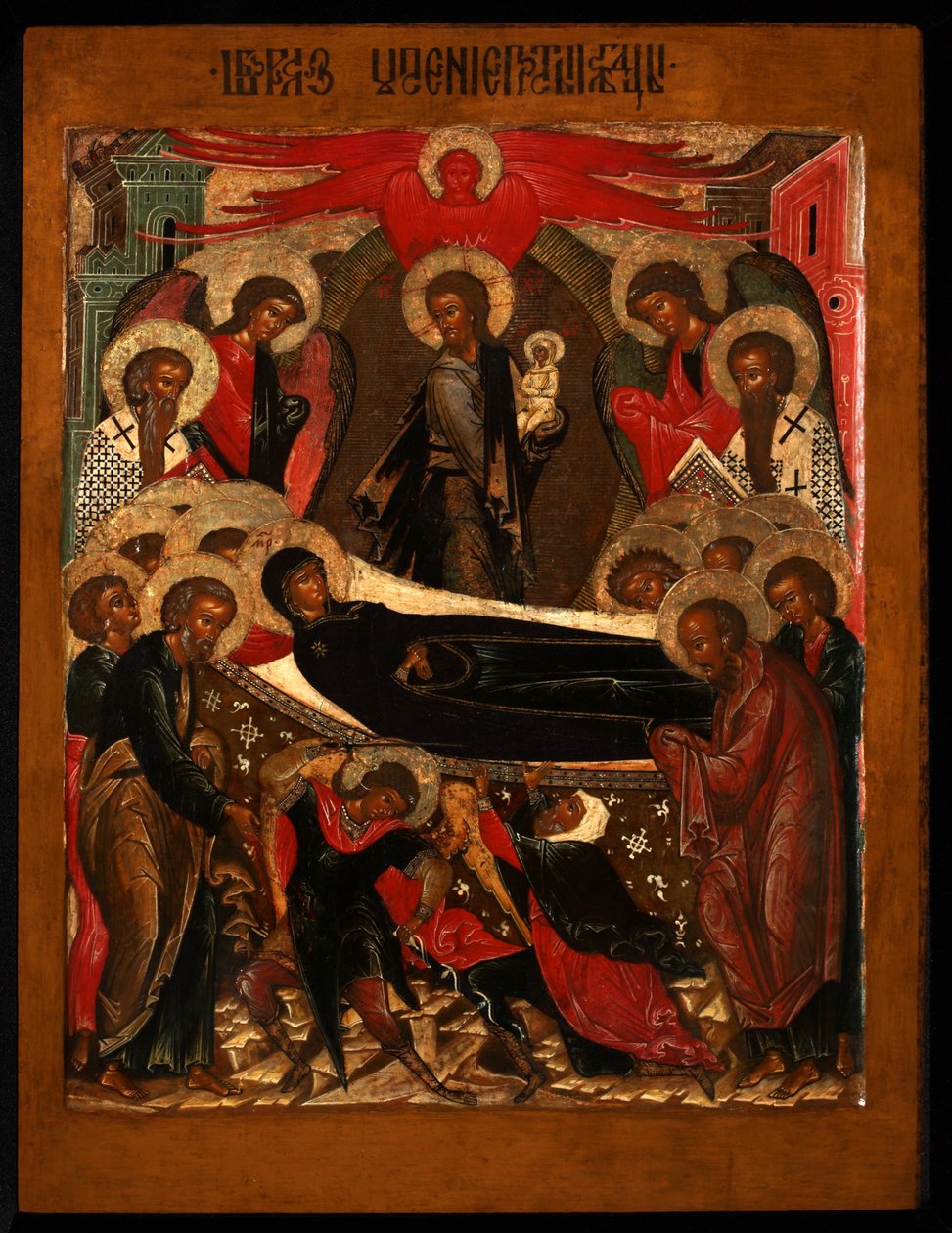 La Dormition de la Vierge - Anonymous Russian icon painter