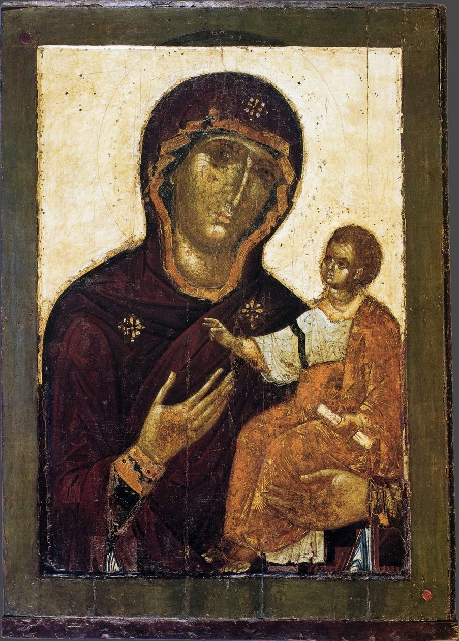 La Vierge Hodegetria, 12e siècle - Anonymous Russian icon painter