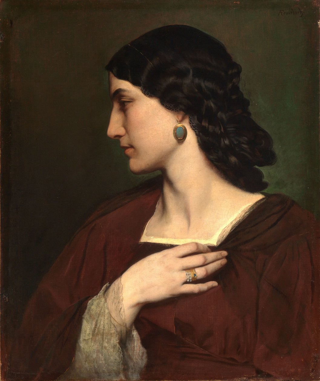 Portrait de Nanna Risi - Anselm Feuerbach