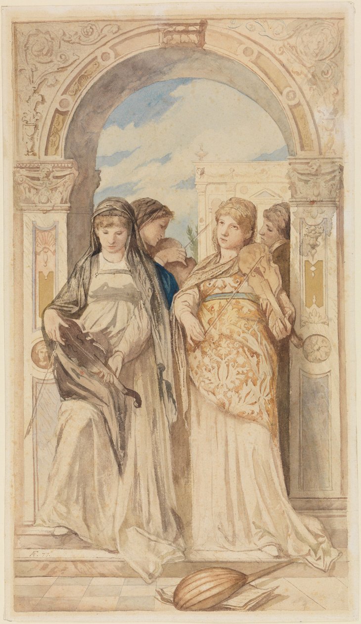 Le concert - Anselm Feuerbach