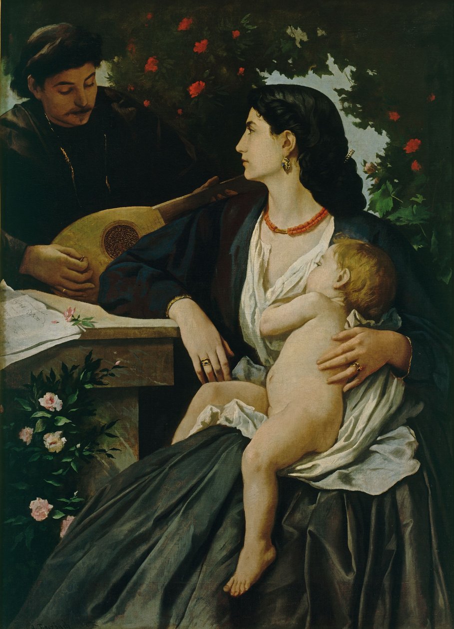 Joueur de mandoline - Anselm Feuerbach