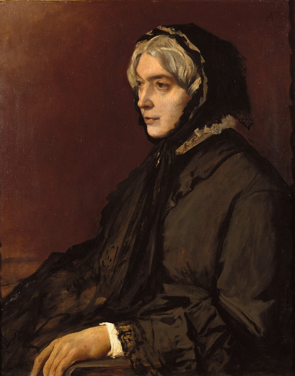 La belle-mère Henriette Feuerbach - Anselm Feuerbach