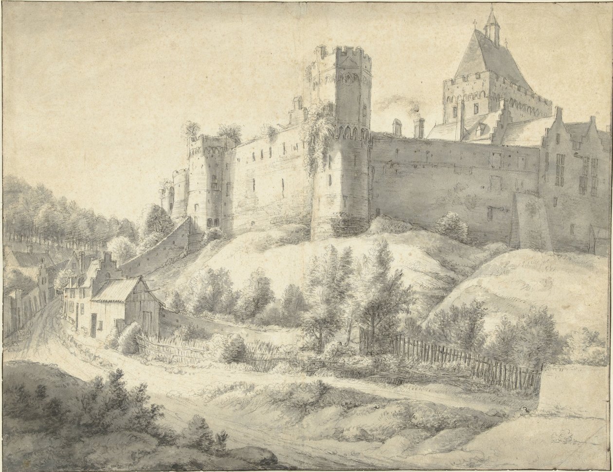 Vue du Valkhof à Nimègue - Anthonie Waterloo