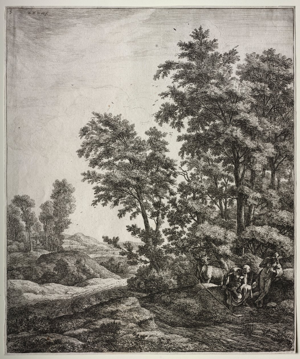 Mercure et Argus - Anthonie Waterloo