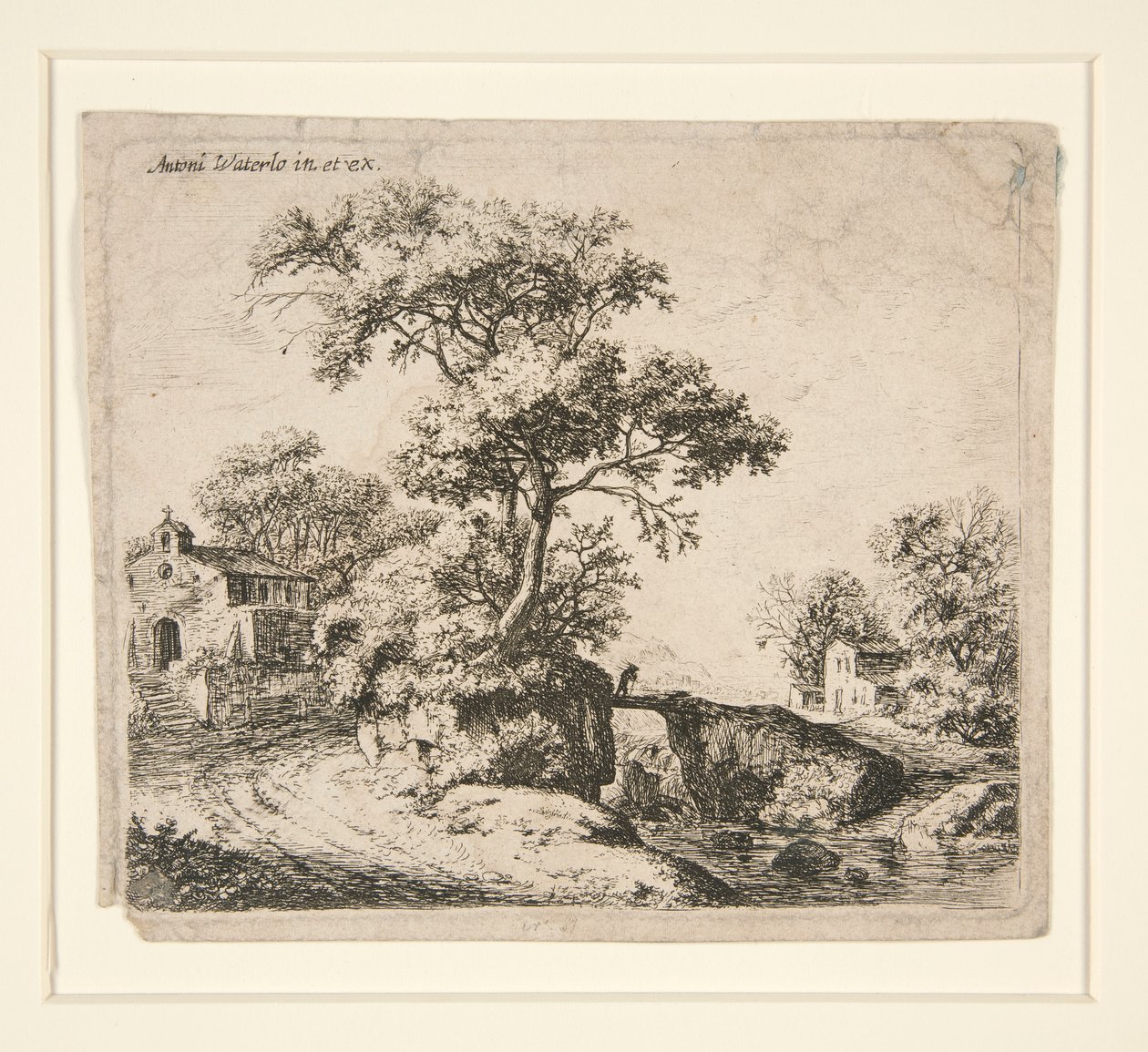 La Chapelle avec des Marches - Anthonie Waterloo