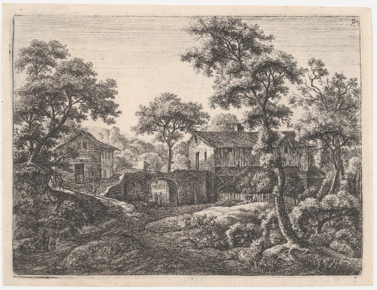 La Porte, 17ème siècle - Anthonie Waterloo
