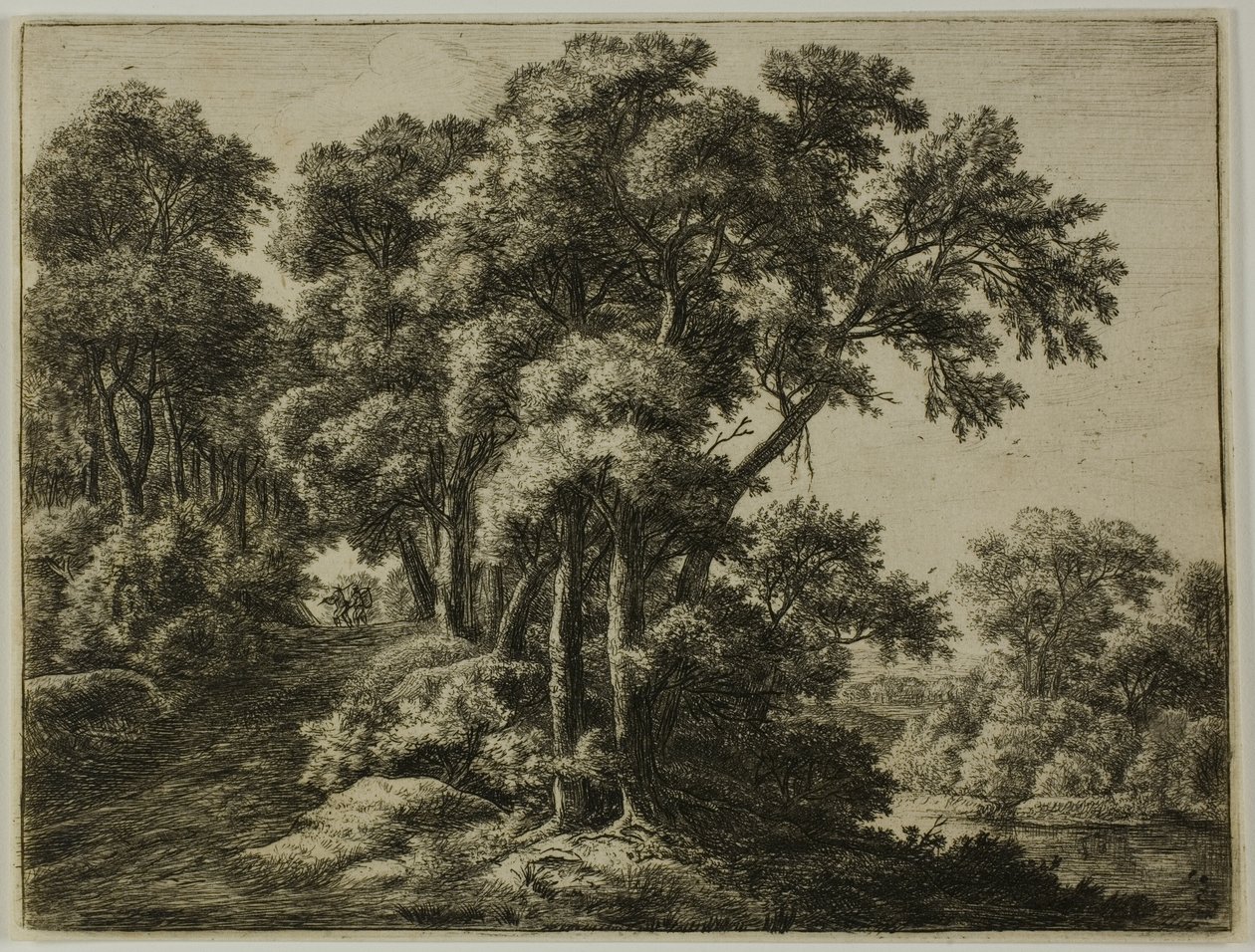 Le sentier boisé - Anthonie Waterloo