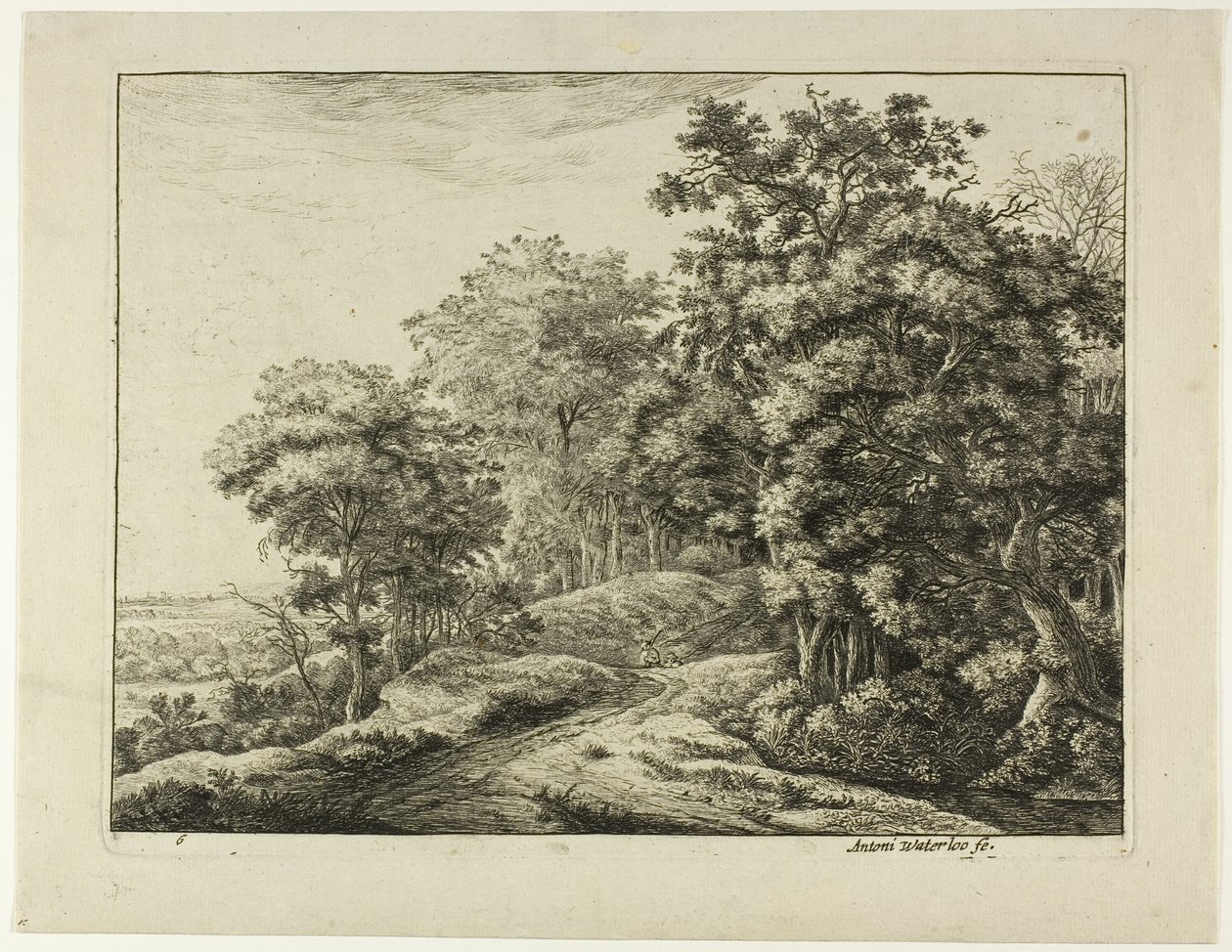Deux hommes dans le creux - Anthonie Waterloo