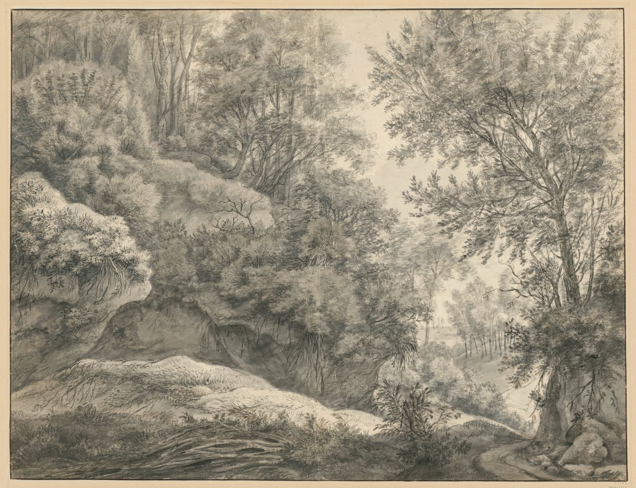 Étude de forêt - Anthonie Waterloo