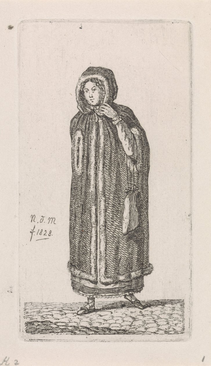 Femme avec manteau - Anthonie Willem Hendrik Nolthenius de Man