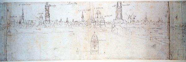 Bruges - Anthonis van den Wyngaerde