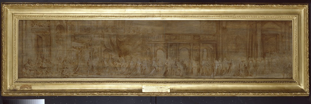 Charles Ier et les chevaliers de la Jarretière en procession, 1638 - Anthony van Dyck