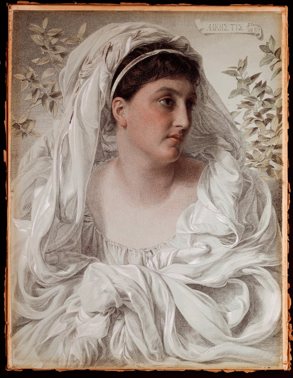 Alcestis : Un portrait de Lady Donaldson - Anthony Frederick Augustus Sandys