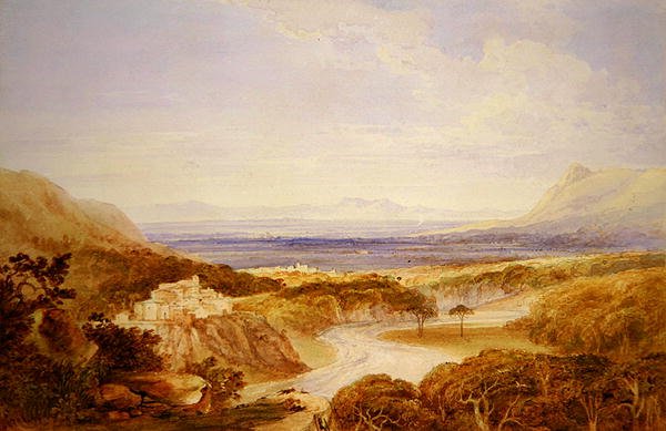 Vue de rivière - Anthony Vandyke Copley Fielding
