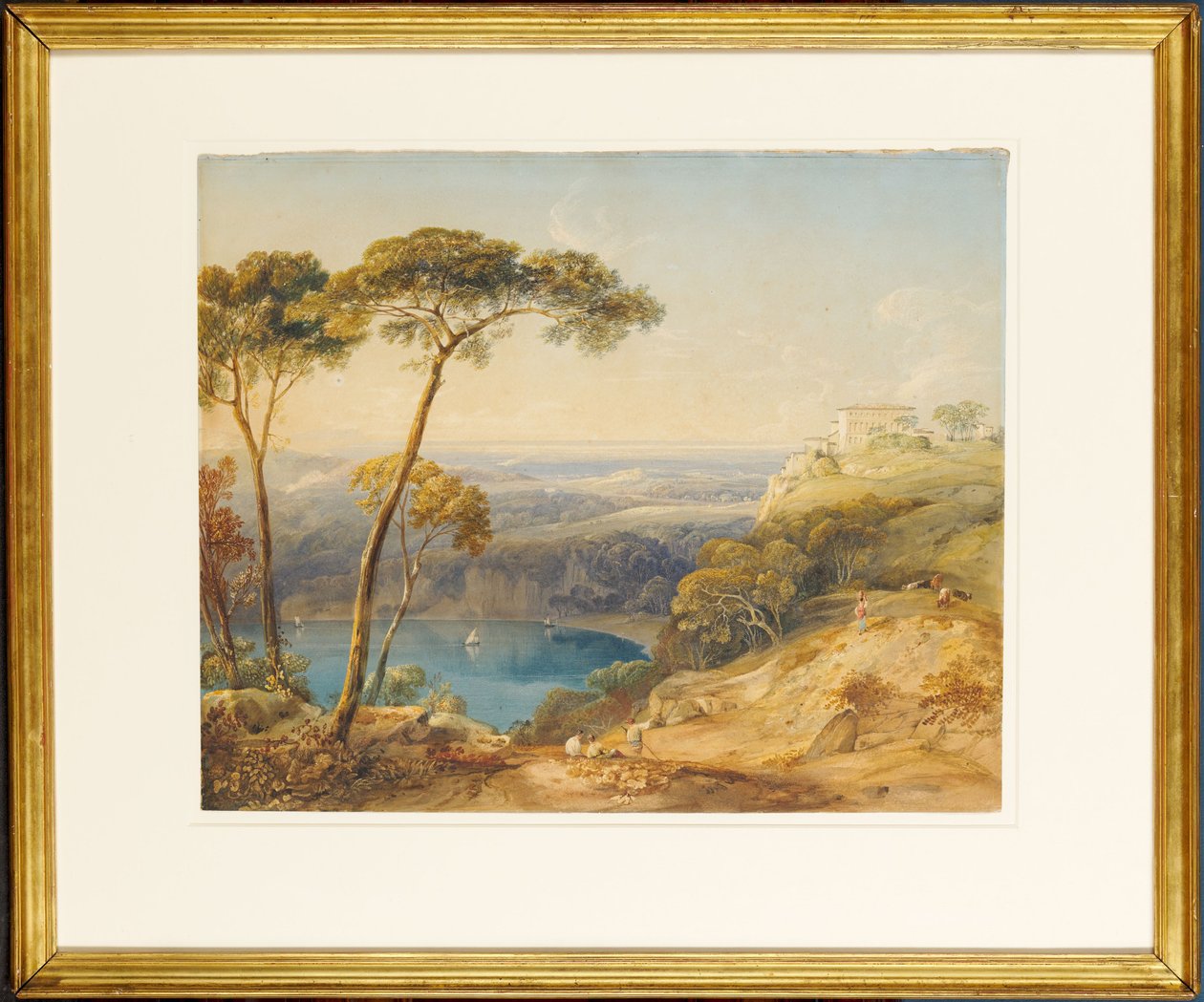 Le Lac de Nemi - Anthony Vandyke Copley Fielding