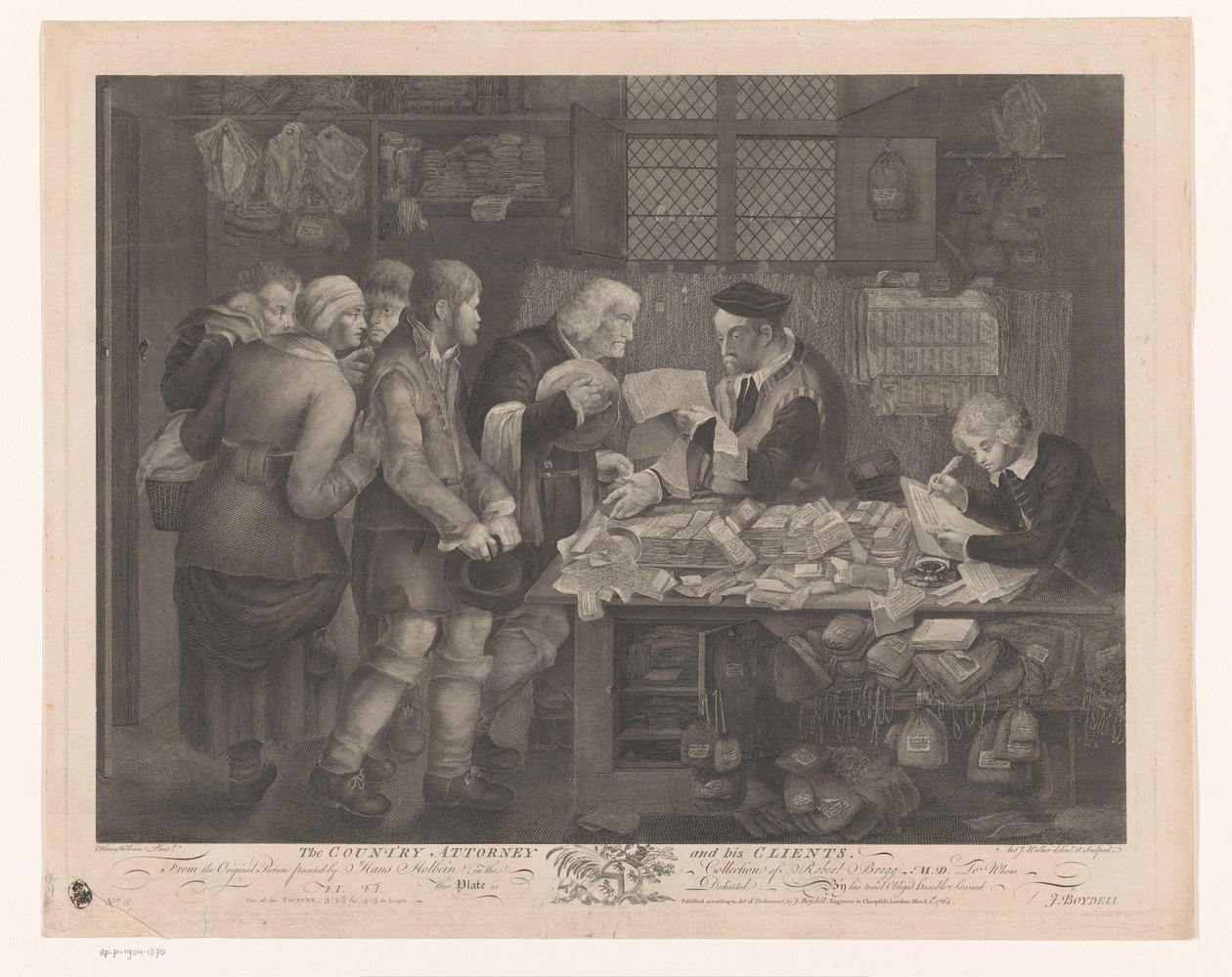Paysans en visite chez un avocat (The Country Attorney and his Clients) - Anthony Walker