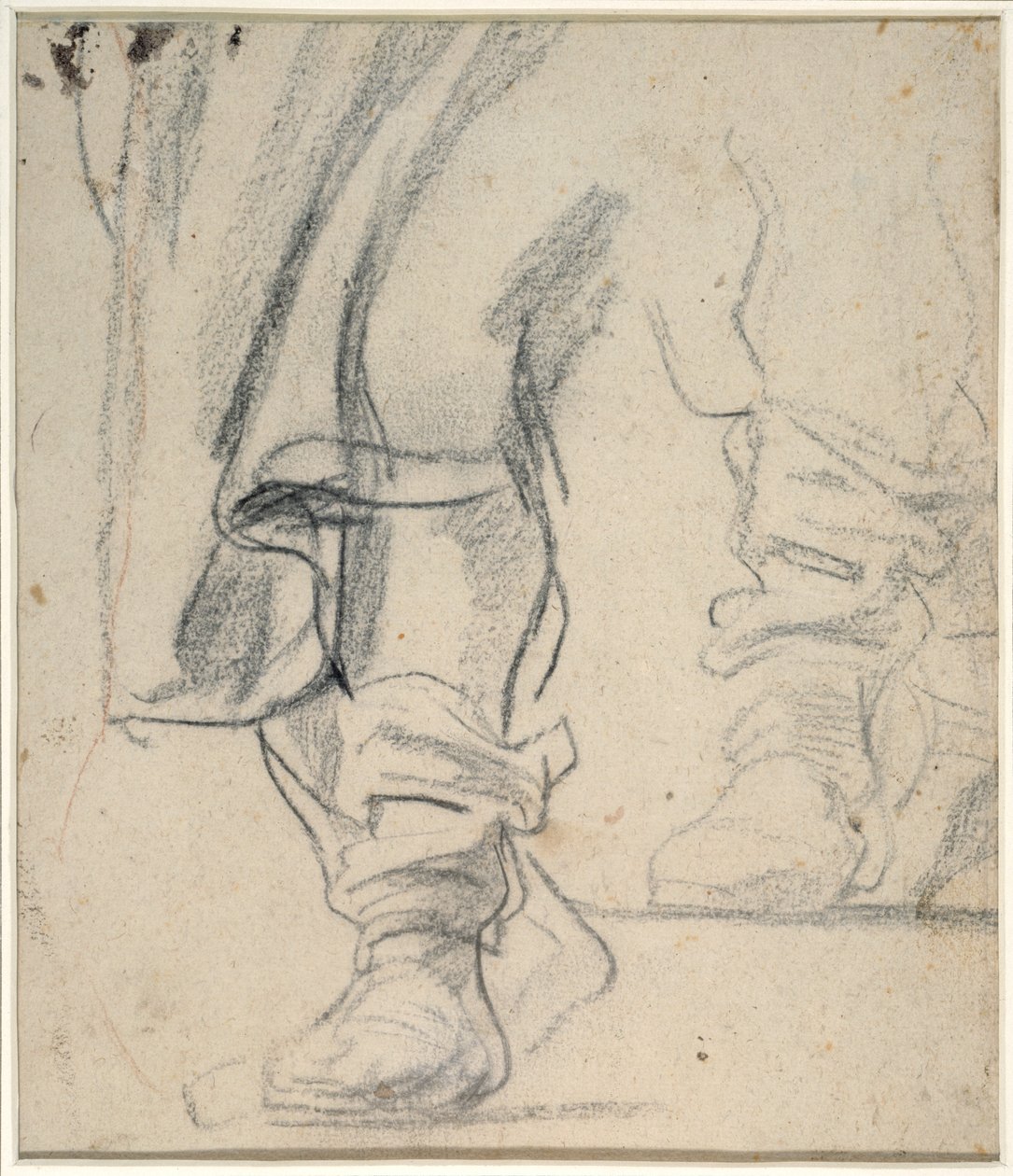 Jambes bottées d
