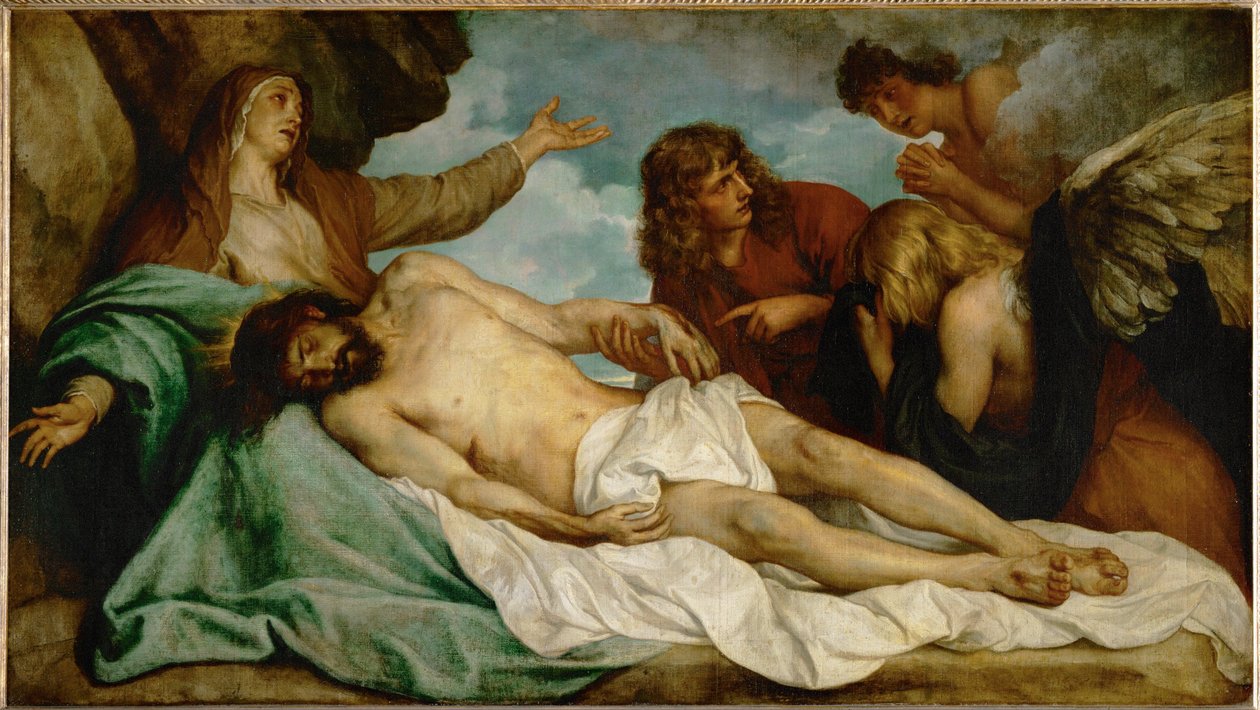 Lamentation du Christ (huile sur toile) - Anthony van Dyck