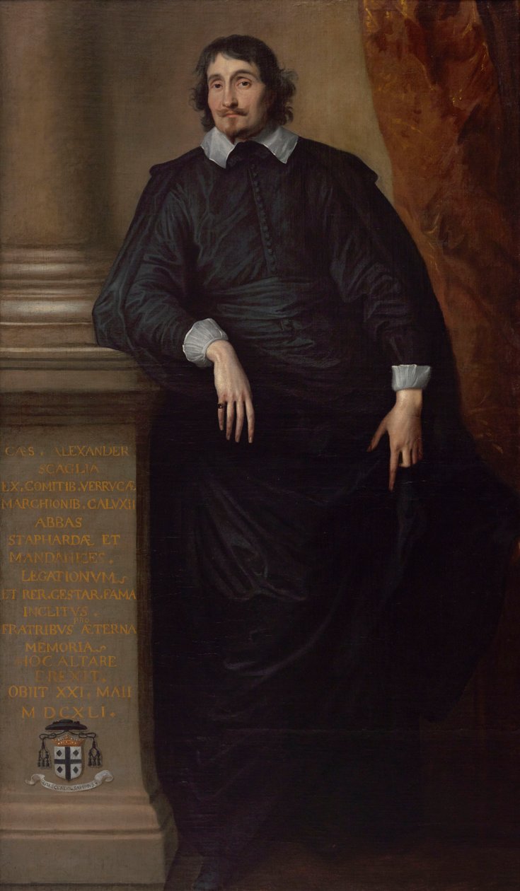 Cesare Alessandro Scaglia di Verrua, abbé de Staffarda et Mandanici - Anthony van Dyck